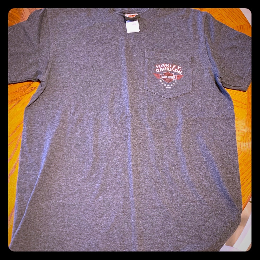 Gray Harley Davidson T Shirt